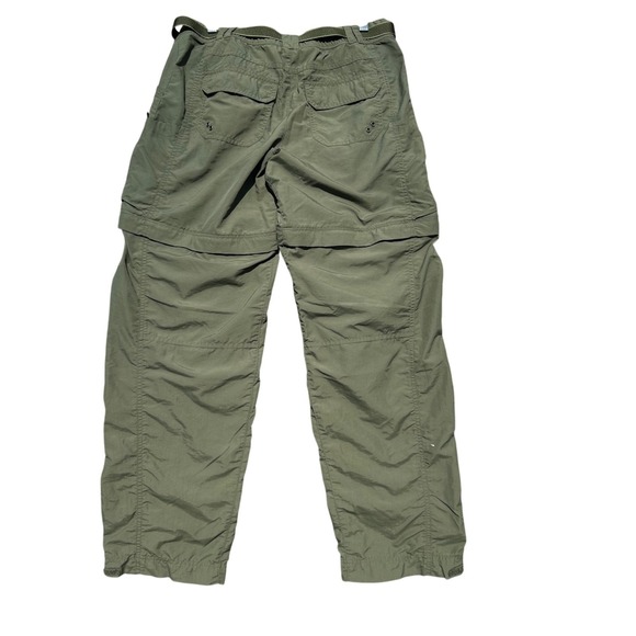 Olive Green Women's Convertible Pants - Picture 2 of 11